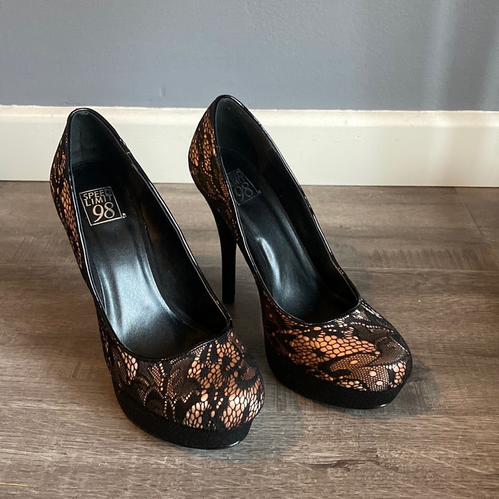 Speed Limit 98 Lace Heels